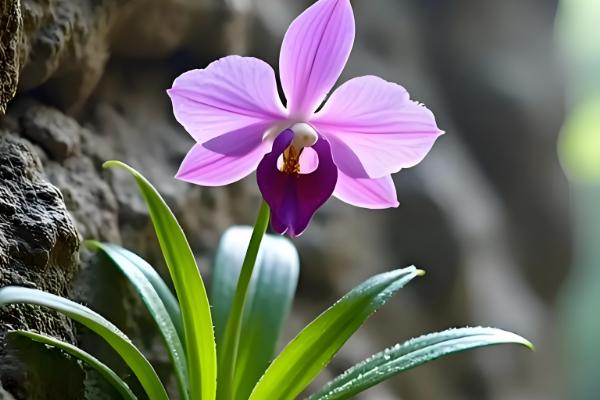 幽兰花的花语，寓意温文尔雅、清雅脱俗等