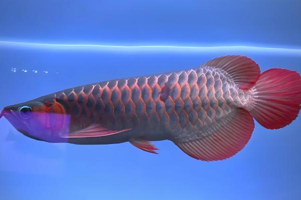 龙鱼一只眼下垂的原因,可能是营养过剩所致