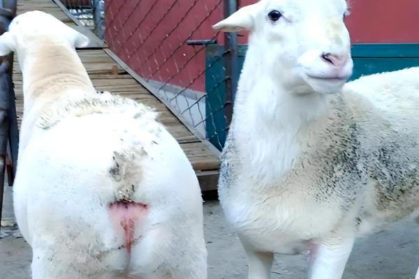 母羊产后胎衣不下的症状，24小时后会出现褐色的恶露