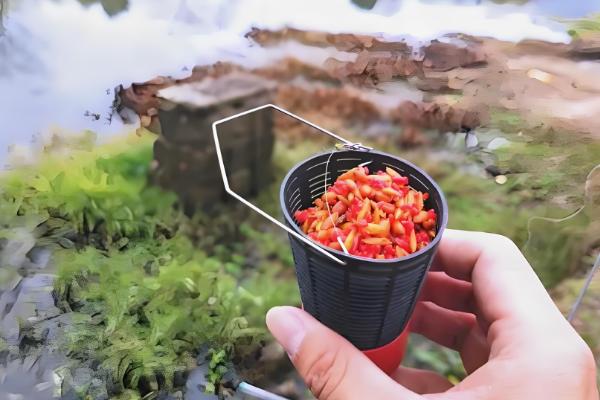 怎么用七星漂逗钓鲤鱼，轻轻将饵料稍微提起来再放下去