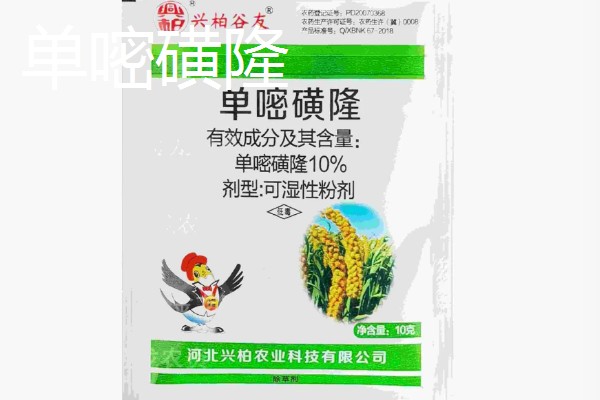 谷子苗后除草用什么药剂好,可选择单嘧磺隆防除阔叶杂草