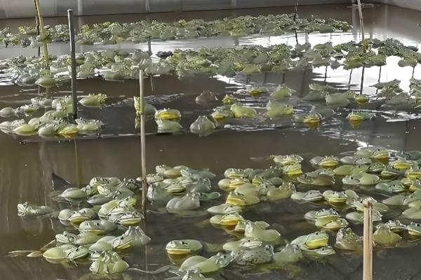牛蛙的养殖温度，生长温度为25-30℃
