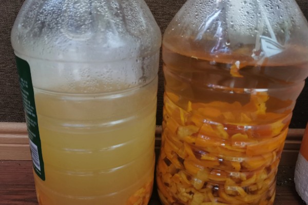 苹果皮泡水多长时间才能浇花，密封发酵一周即可使用