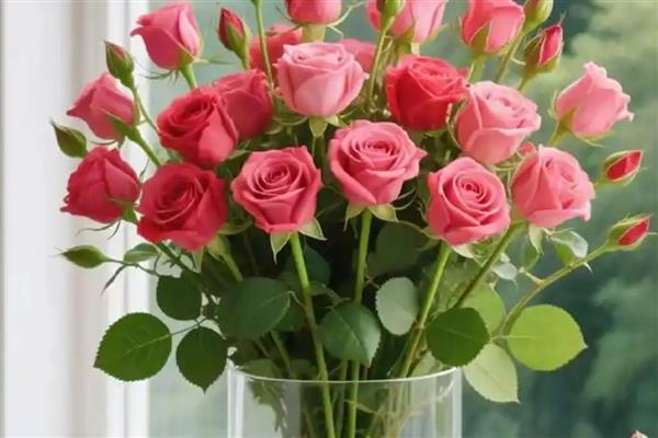 21朵粉玫瑰有什么花语,代表爱的宣言、甜蜜初恋等含义