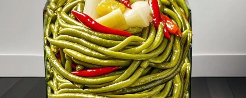 酸豆角如何腌制，先讲豆角清洗干净