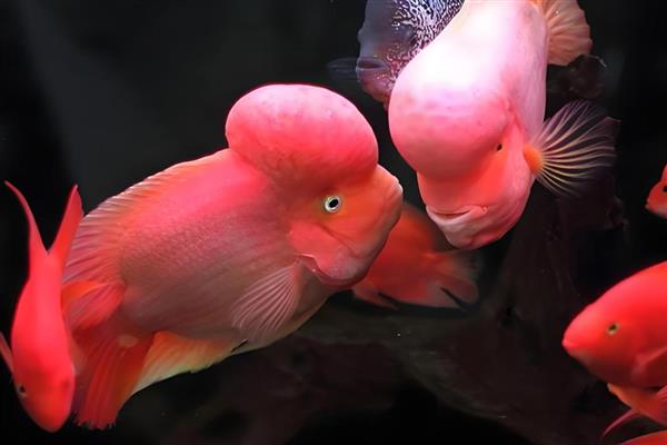 为什么鹦鹉鱼互相打架，性格凶猛所致