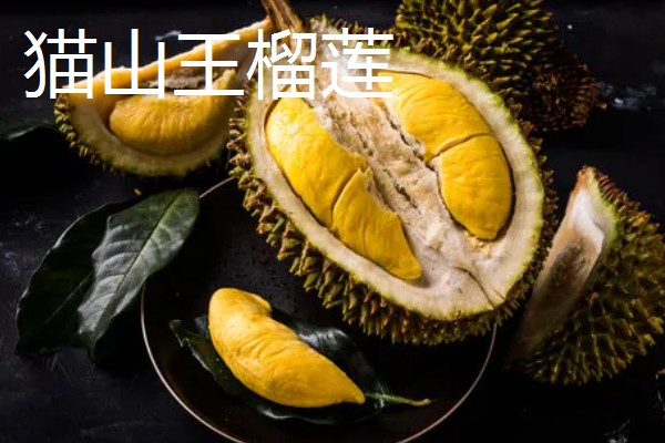 市面上常见的榴莲品种，有金枕榴莲、猫山王榴莲等