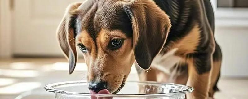 狗狗打嗝的原因，可能是吃了刺激性食物