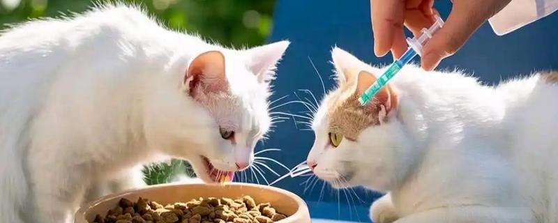 猫肝炎的症状，表现为吃东西立马会吐