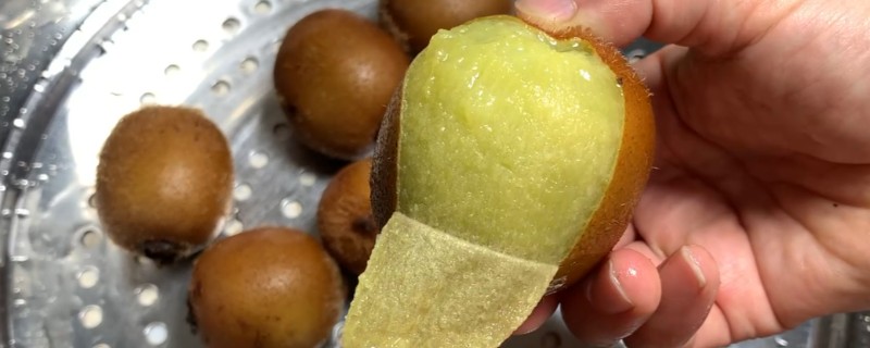 猕猴桃如何去皮，可旋转剥皮、中间剥皮等